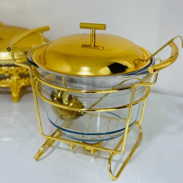 وعاء شوربة زجاجي بسعة 4 لترات